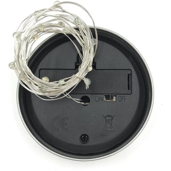 6-Pack Solar-powered Mason Jar Lights 20 LEDs (6 Hanger Included / No Jar),Warm - Picture 4 of 8